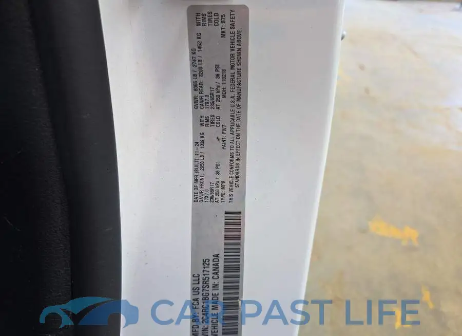 2C4RC1BG7SR517125# 13