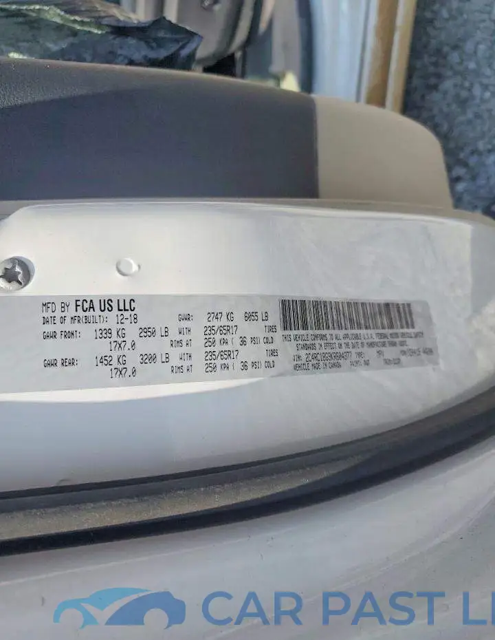 2C4RC1BG9KR604377# 14