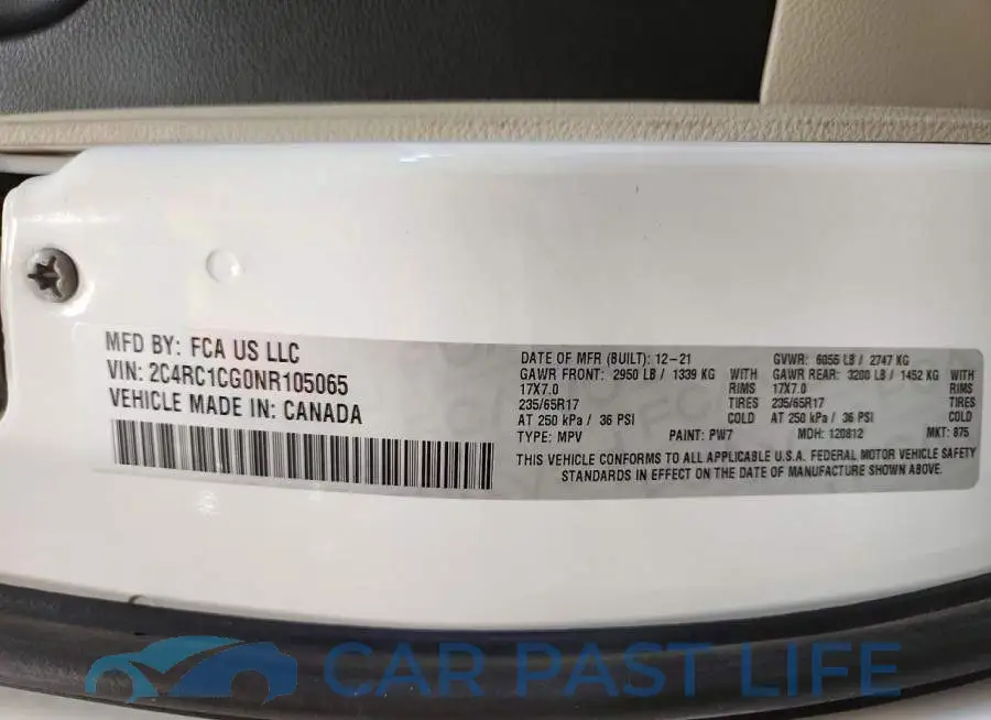 2C4RC1CG0NR105065# 14