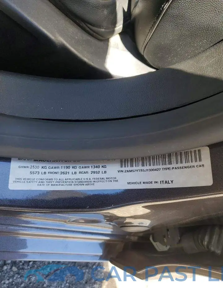 ZAM57YTS5J1300427# 12