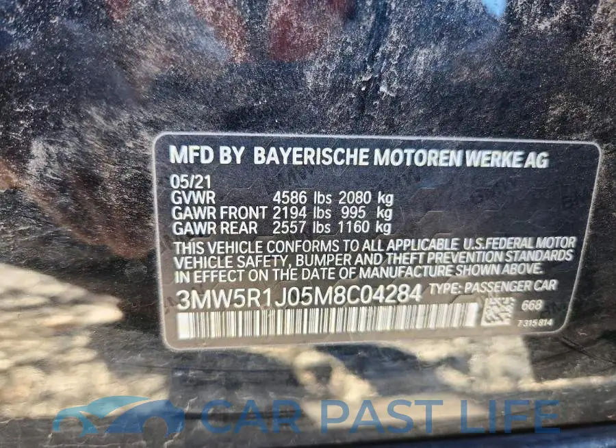3MW5R1J05M8C04284# 12