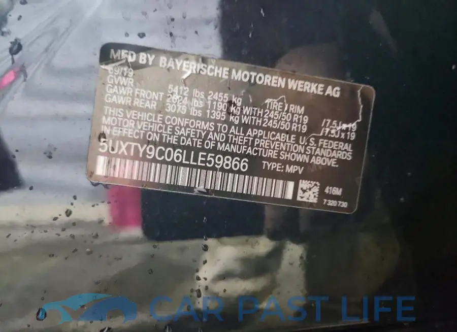 5UXTY9C06LLE59866# 13