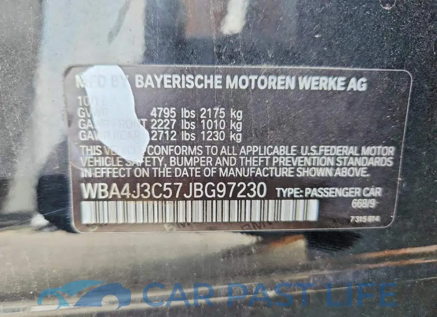 WBA4J3C57JBG97230# 12