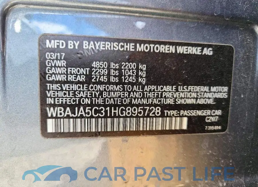 WBAJA5C31HG895728# 12