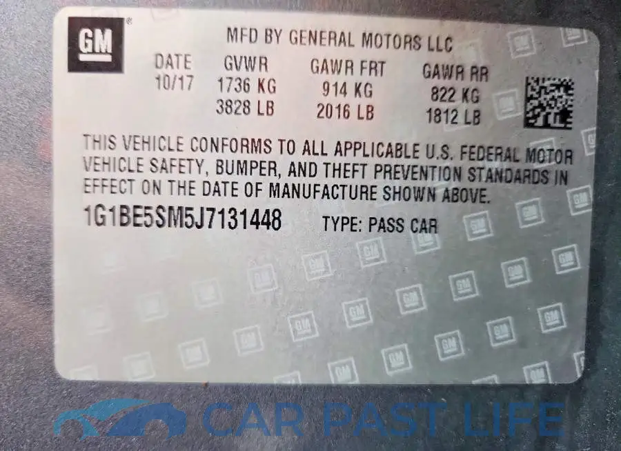 1G1BE5SM5J7131448# 12