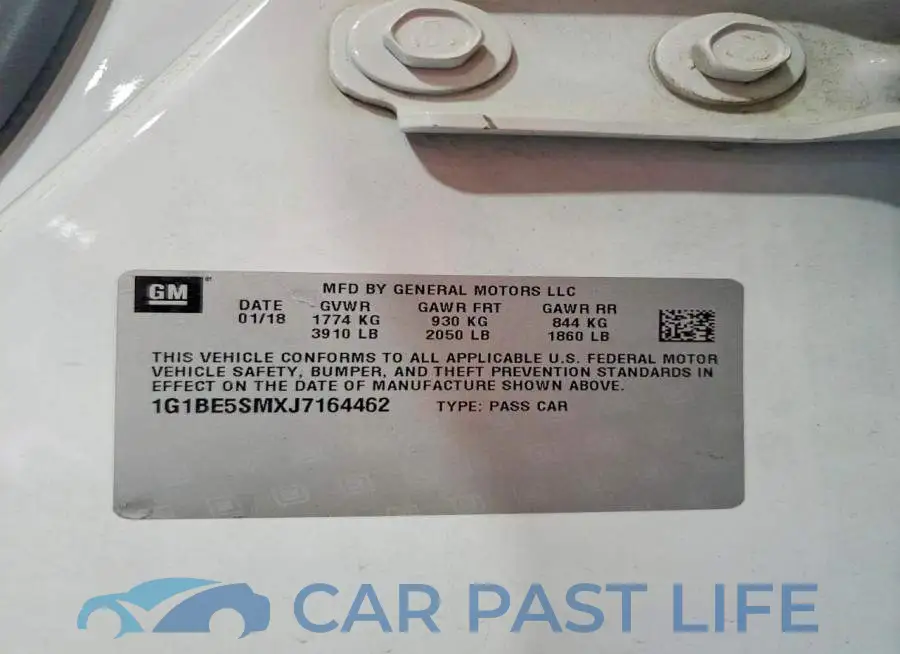 1G1BE5SMXJ7164462# 12