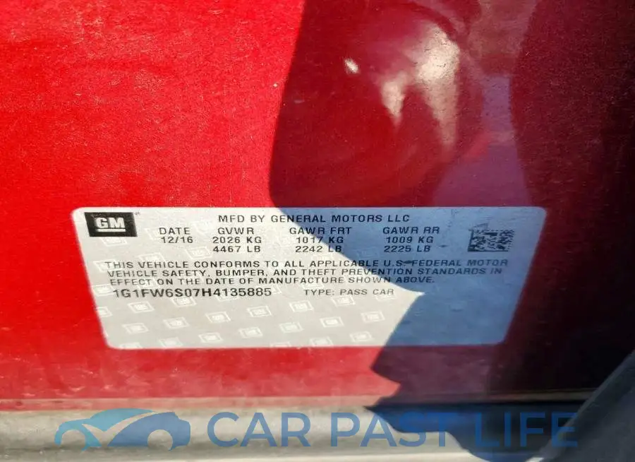 1G1FW6S07H4135885# 13