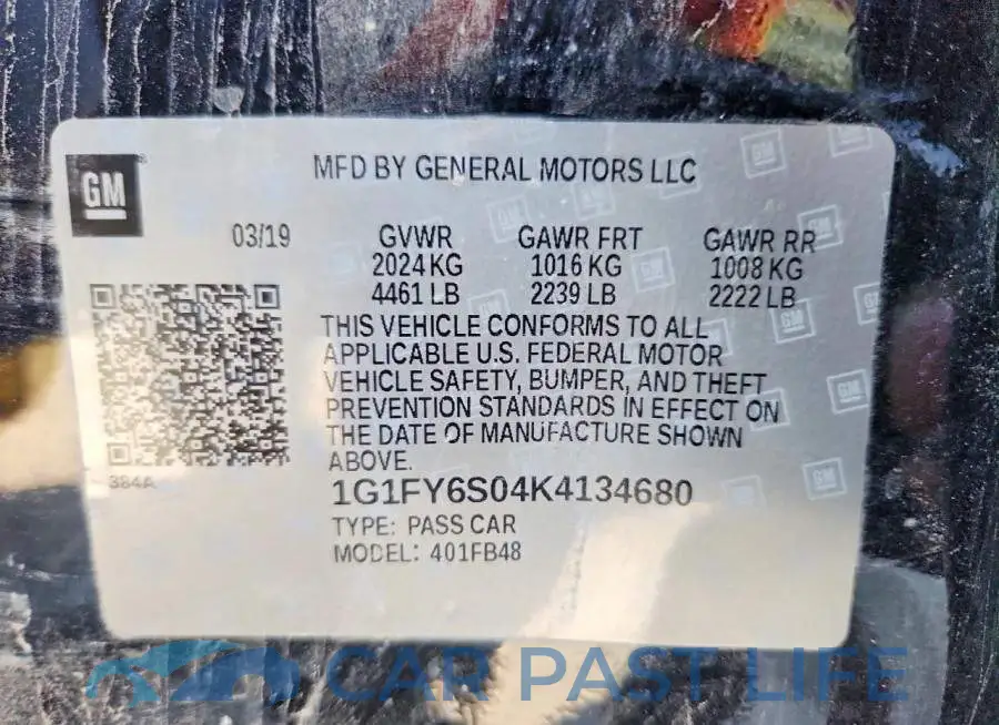1G1FY6S04K4134680# 13