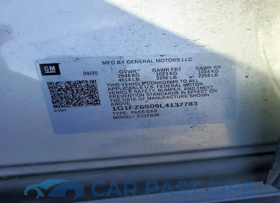 1G1FZ6S09L4137783# 13