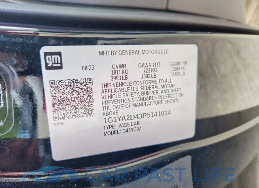 1G1YA2D43P5141014# 13