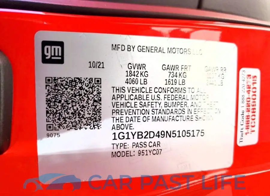 1G1YB2D49N5105175# 12