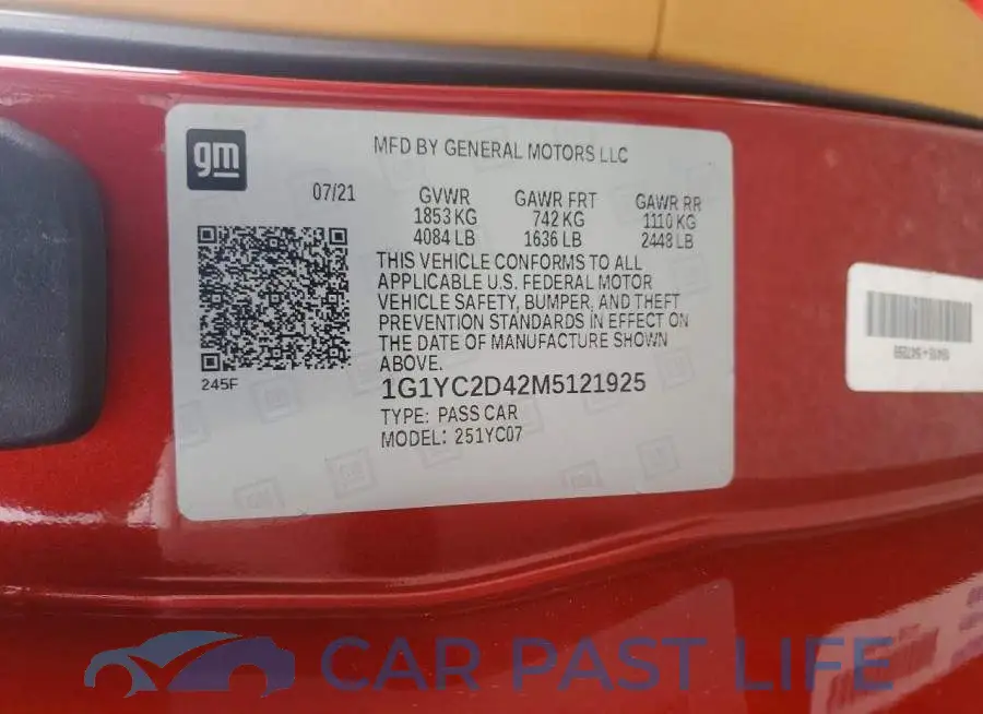 1G1YC2D42M5121925# 13
