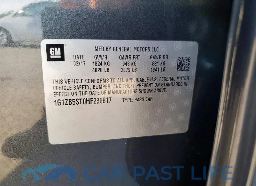 1G1ZB5ST0HF236817# 12