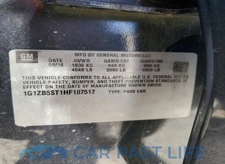 1G1ZB5ST1HF107517# 12