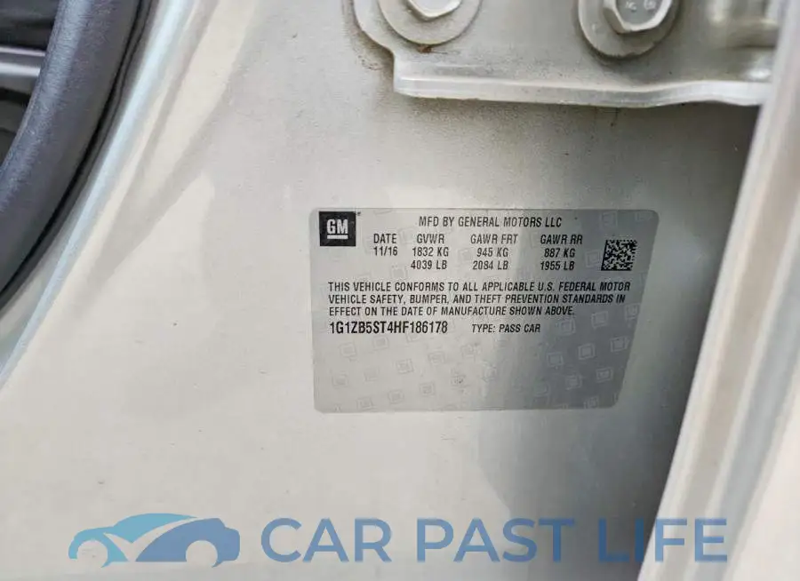 1G1ZB5ST4HF186178# 12