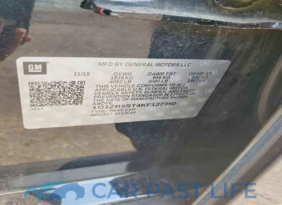 1G1ZB5ST4KF127350# 12