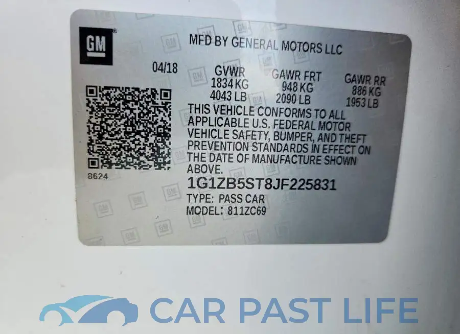 1G1ZB5ST8JF225831# 12