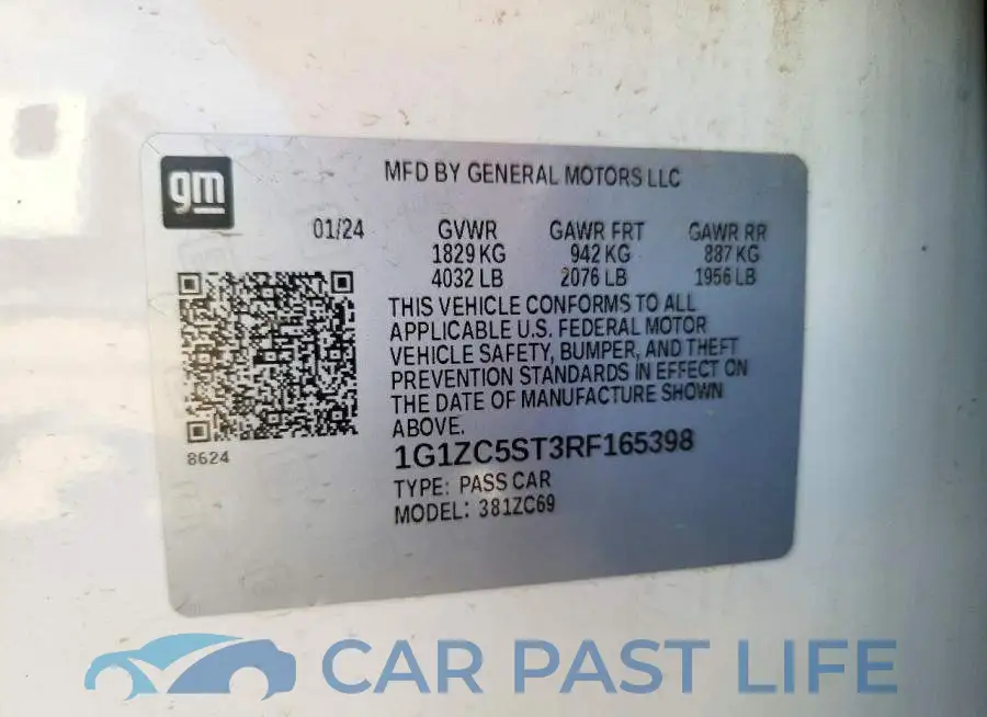1G1ZC5ST3RF165398# 12