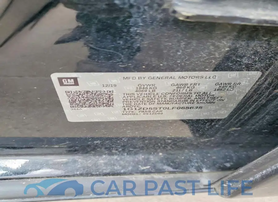 1G1ZD5ST0LF065635# 12