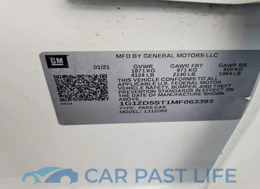 1G1ZD5ST1MF063393# 13