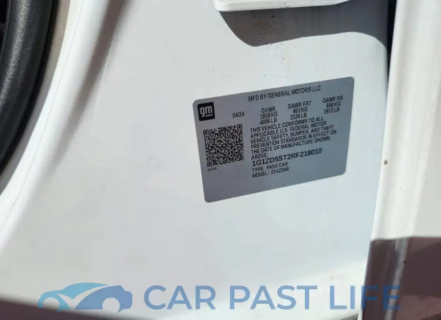 1G1ZD5ST2RF218010# 12