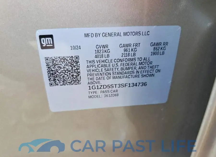 1G1ZD5ST3SF134736# 12