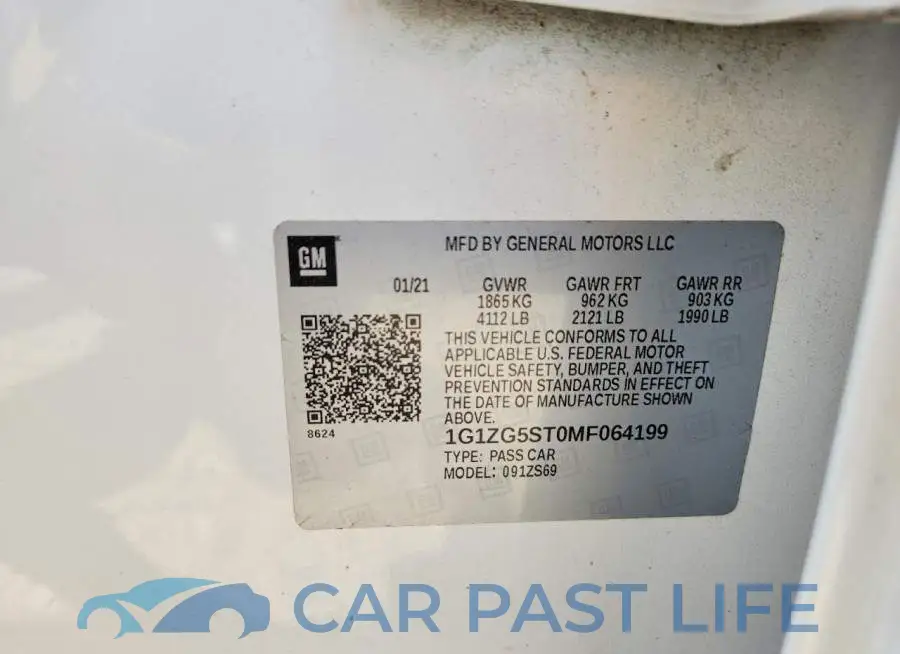 1G1ZG5ST0MF064199# 12