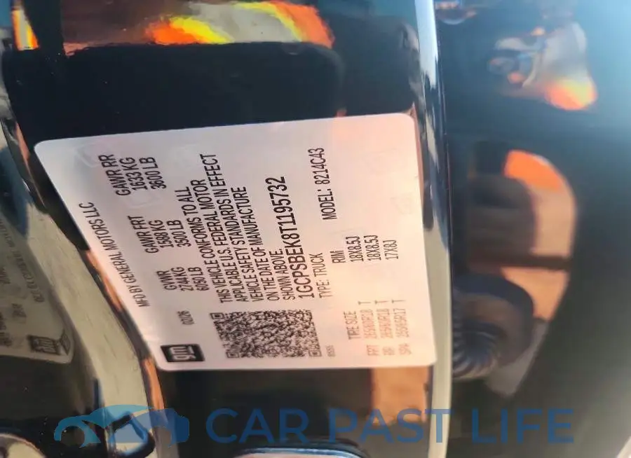 1GCPSBEK8T1195732# 12