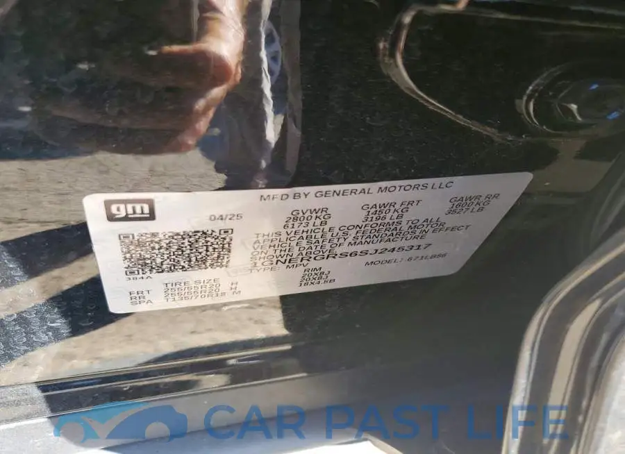 1GNERGRS6SJ245317# 13