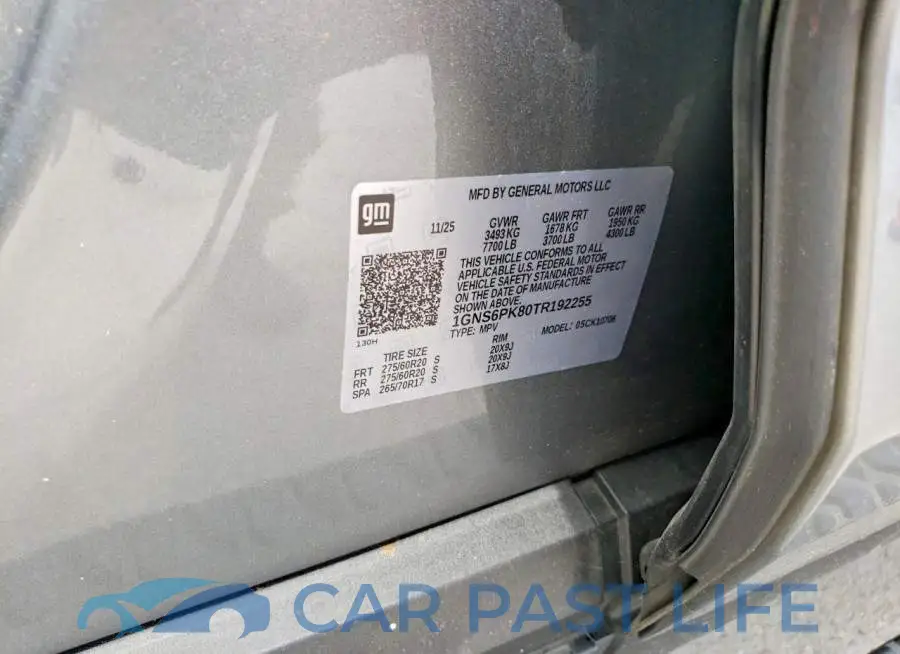 1GNS6PK80TR192255# 13