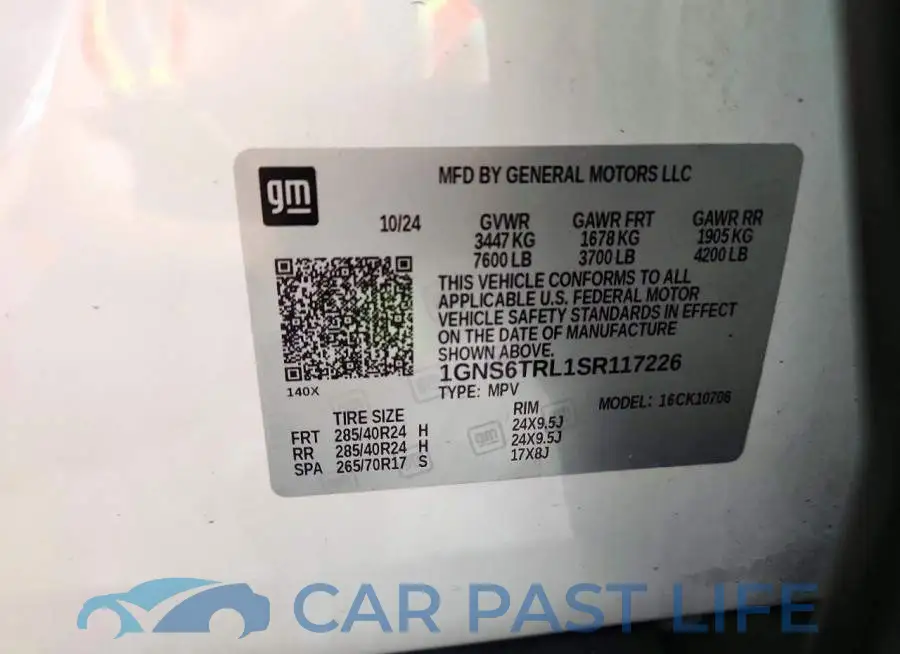 1GNS6TRL1SR117226# 14