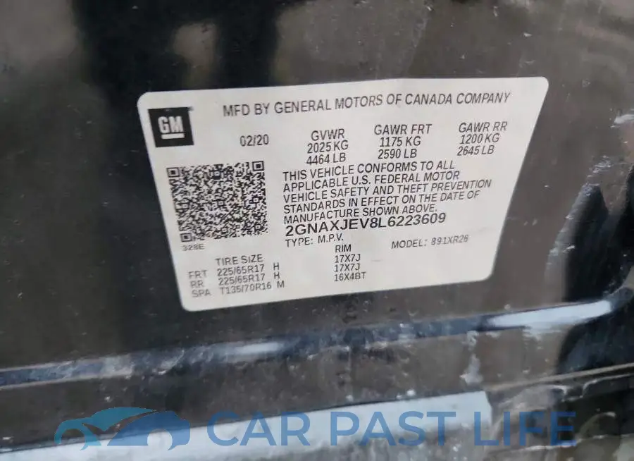 2GNAXJEV8L6223609# 14