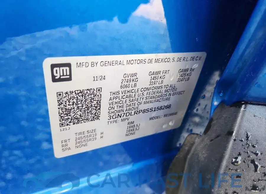 3GN7DLRP8SS158268# 14