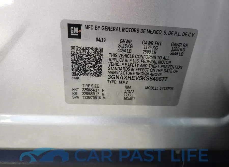 3GNAXHEV5KS640677# 14
