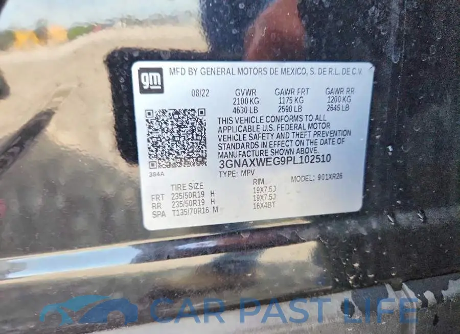 3GNAXWEG9PL102510# 14
