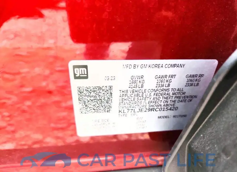 KL77LJE29RC015420# 13