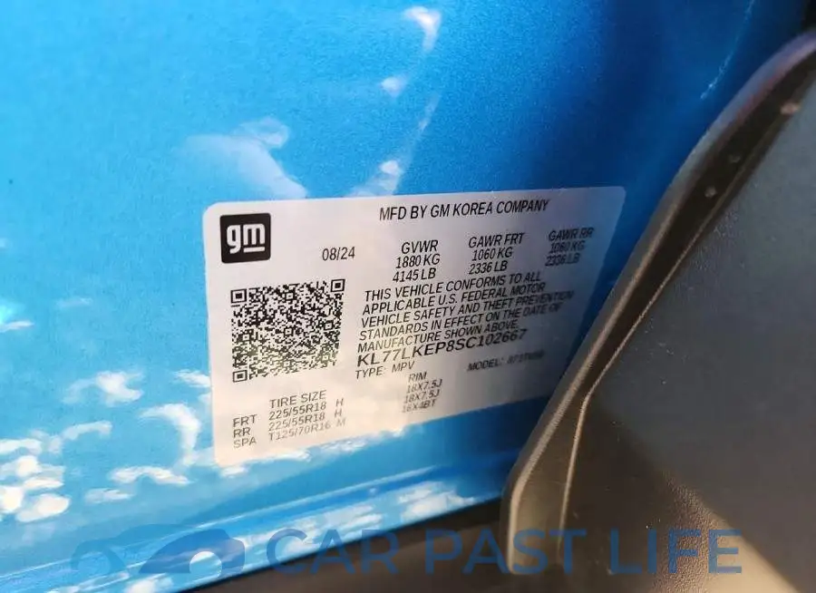 KL77LKEP8SC102667# 12