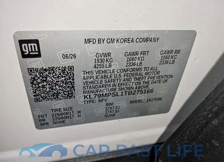 KL79MPSL1TB275166# 13