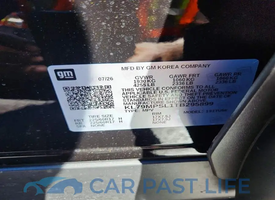 KL79MPSL1TB295899# 13