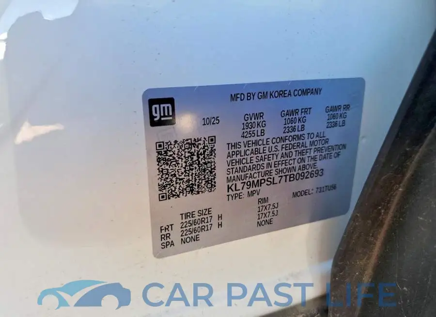 KL79MPSL7TB092693# 13