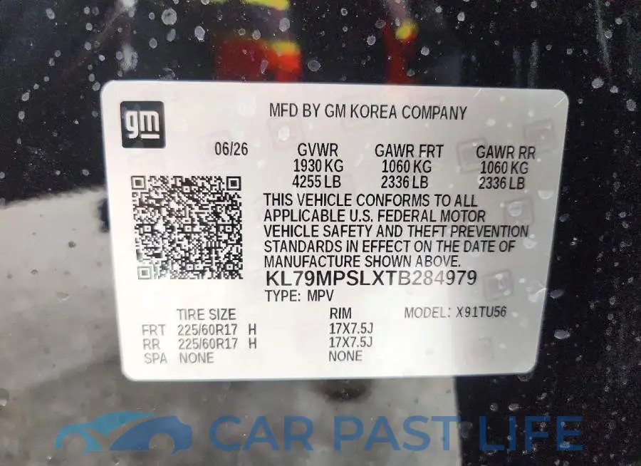 KL79MPSLXTB284979# 13