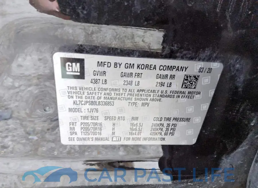 KL7CJPSB0LB336853# 13