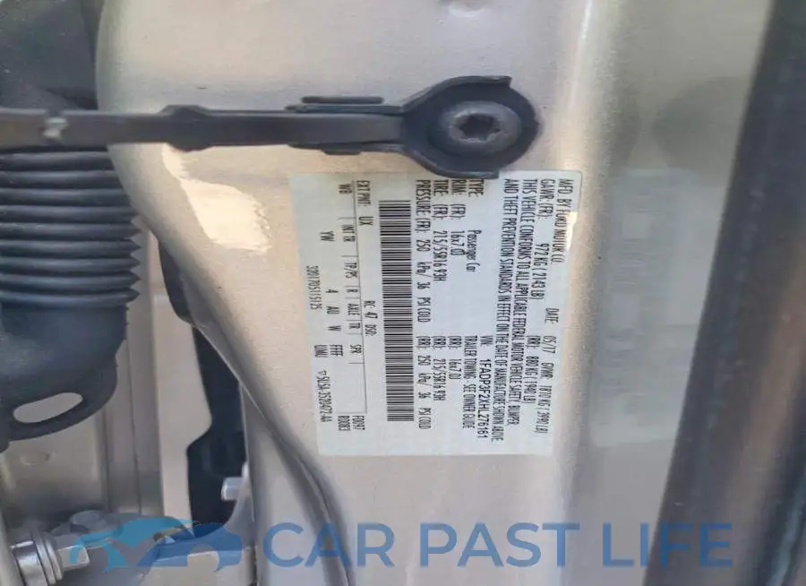 1FADP3F2XHL276161# 12