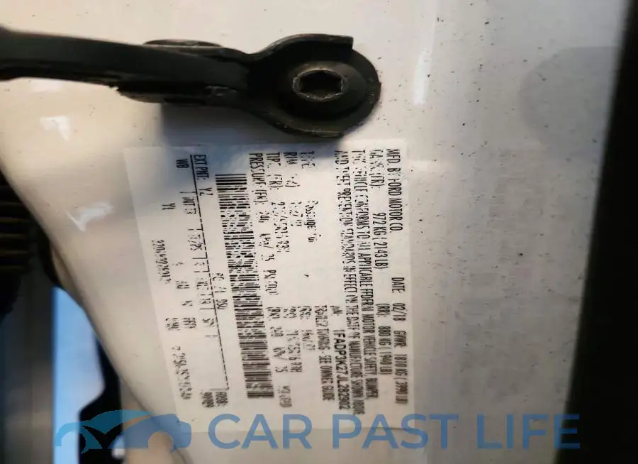 1FADP3K27JL282902# 12