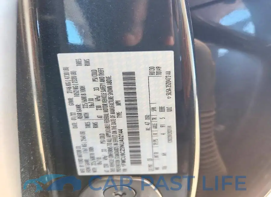 1FMCU9CZ5NUA02144# 13