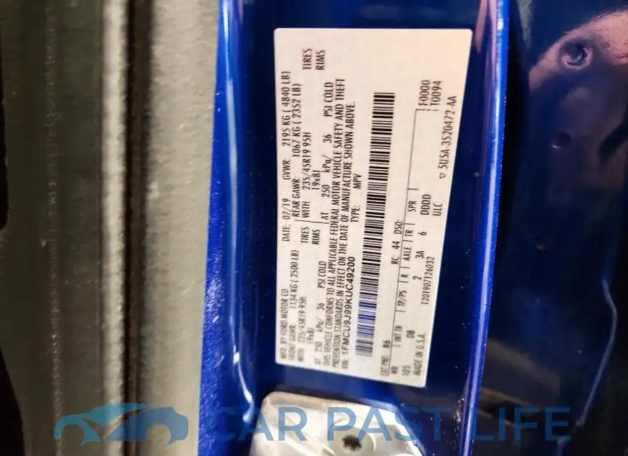 1FMCU9J99KUC49200# 13