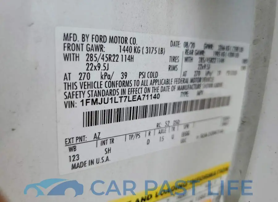 1FMJU1LT7LEA71140# 12