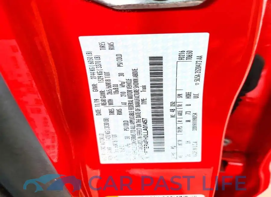 1FTER4FH0LLA01457# 12