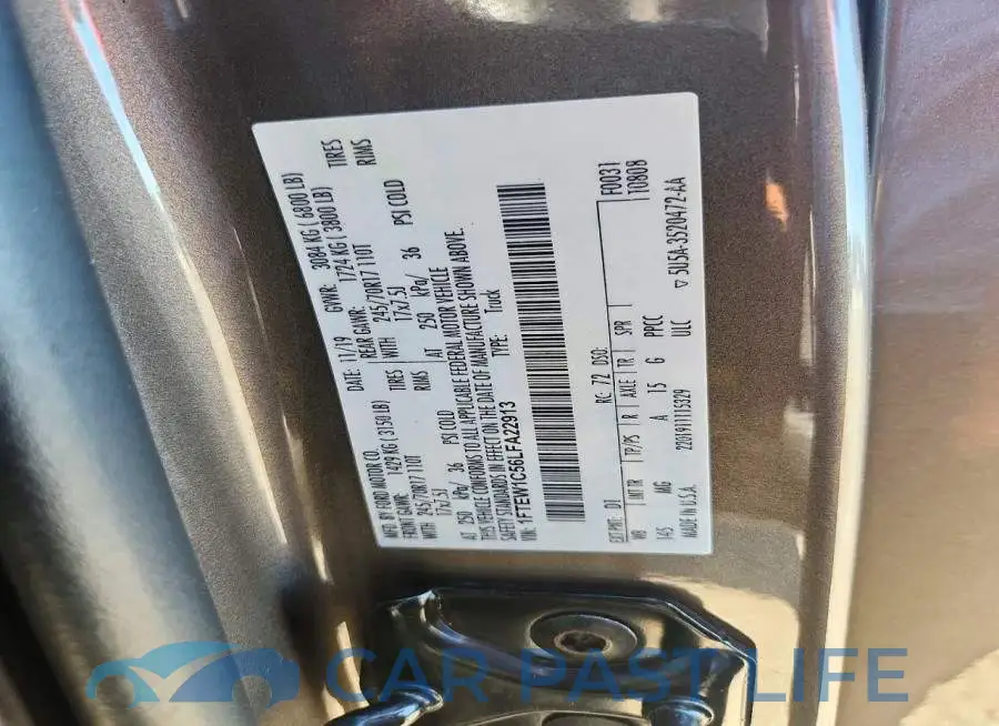 1FTEW1C56LFA22913# 12