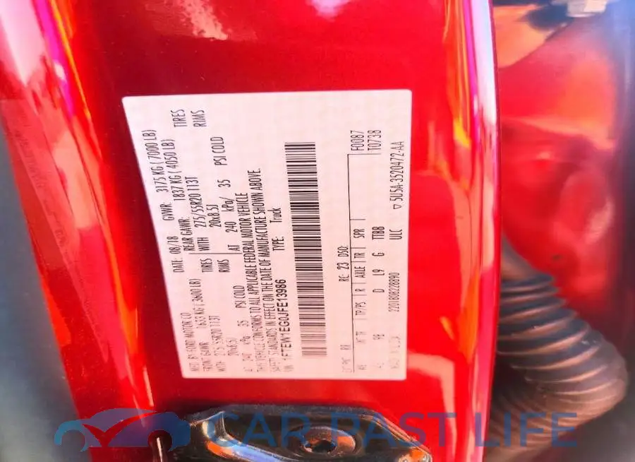 1FTEW1EG0JFE13986# 12